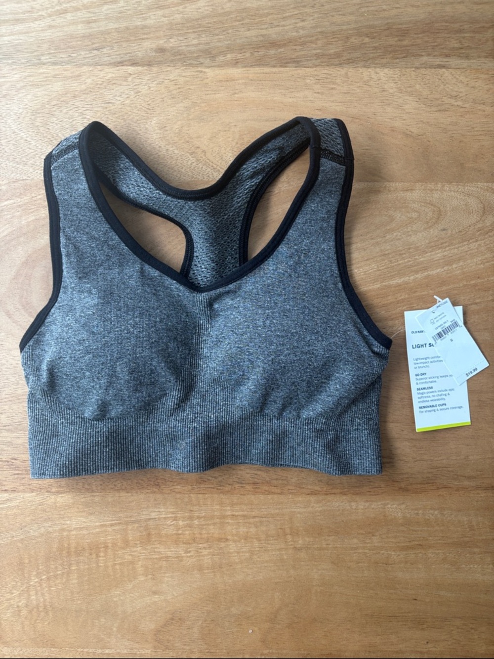 NEW Old Navy Active Light Support Sports Bra Tag